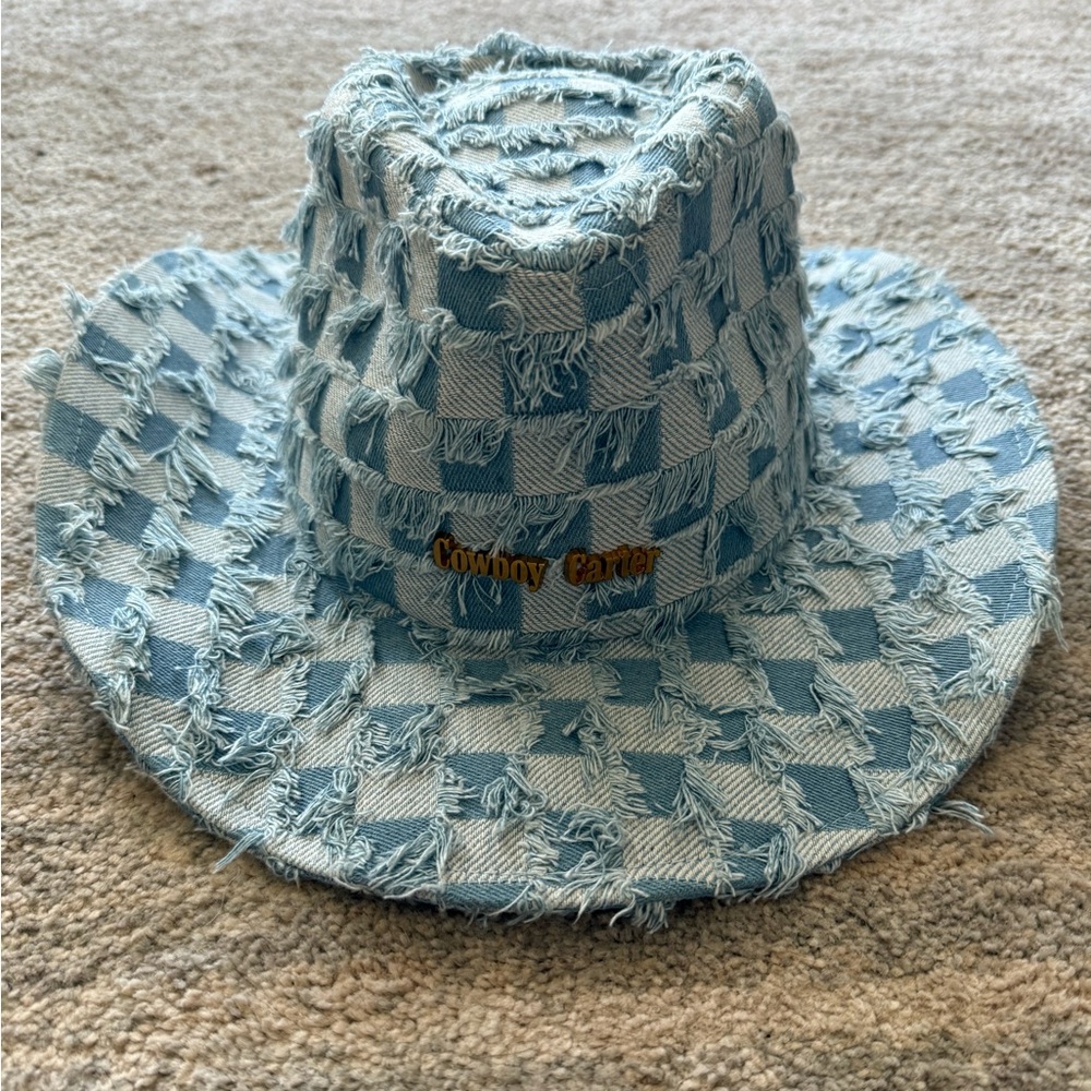 Beyoncé Cowboy Carter Tour Denim Cowboy Hat